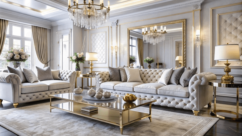 Refined Interiors: Mastering the Use of Metallic Finishes in Home Decor