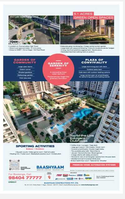 Baashyaam Group - Luxury Apartments in Chennai